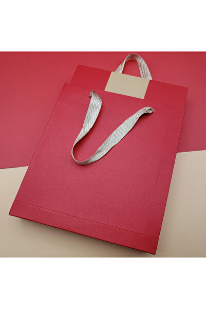 Skygo Striped Notebook and Metal Pen Set Red