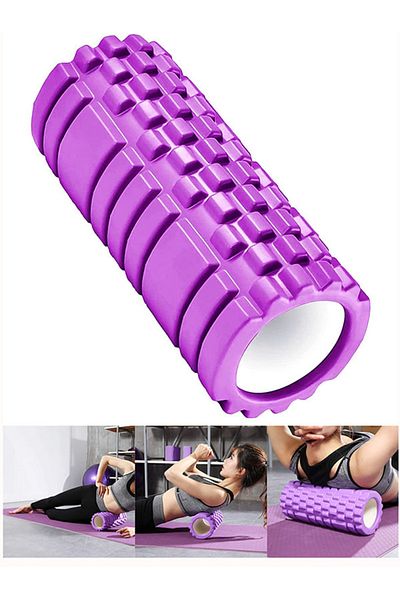 MultiFlexPro أسطوانة تدليك فوم فاخرة عالية الكثافة ومتوسطة الصلابة من الفوم بيلاتيس للتدليك