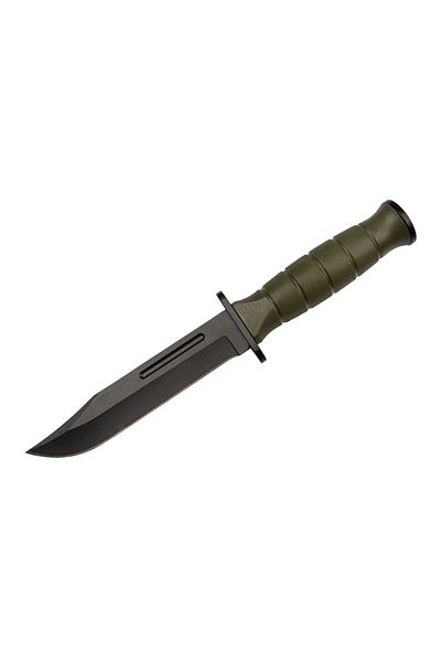 Depox Cuțit tactic de vânătoare Green Blade, IdealStore®, 26,5 cm, teacă inclusă