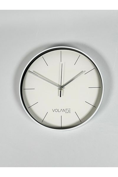 VOLANTE Sevilla-711 Volante Modern Wall Clocks Lofty Series 30 cm Ø Real Glass