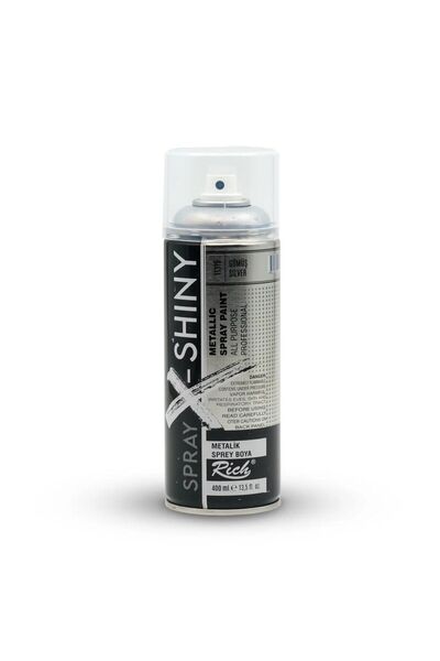 Rich Art-x Spray-x Sprey Boya 400ml - 113119 Gümüş