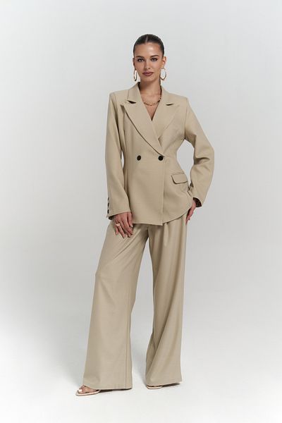 MAİ COLLECTİON Halvyn Slim Fit Blazer Olive Green Suit