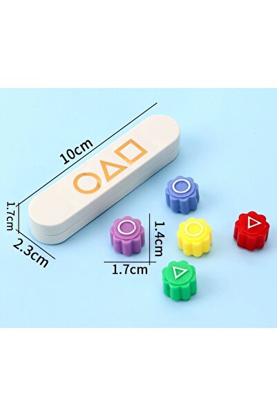 Flippy Gonggi - Traditional Korean Game, Squid Game style, 5-piece multicolor set