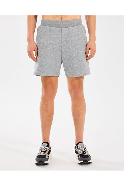 SKECHERS M Essential Sweatshort Erkek Gray Melange Şort S2510064-036