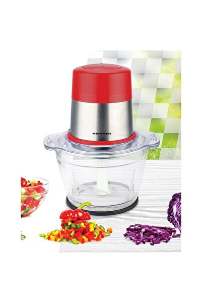 Heinner Ψαλίδι λαχανικών Heinner Cayenne 1 HMC-D300RD, 300W, χωρητικότητα 1 L, γυάλινο μπολ
