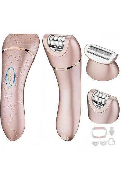 COOYA Epilator for Women, Cordless 2-in-1 Women's Epilator and Shaver, Waterproof Beauty for Facial, Body