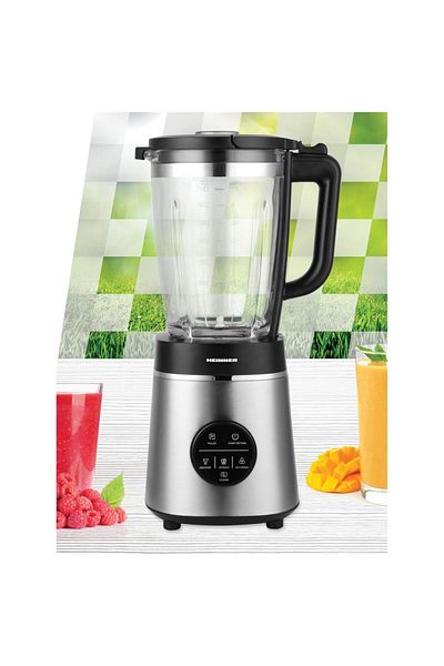Heinner Blender de masa Heinner Bette Noir HBL-D1400SS, 1400 W, capacitate bol sticla 1.75 L