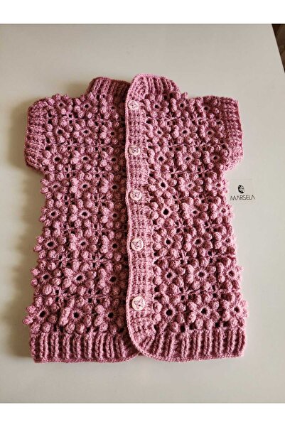 örgü سترة أطفال منسوجة يدويًا من مارسيلا