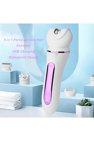 COOYA Epilator, Portable Wet Dry Use Facial Hair Shaver, Epilator Hair Removal for Body Hair Removal