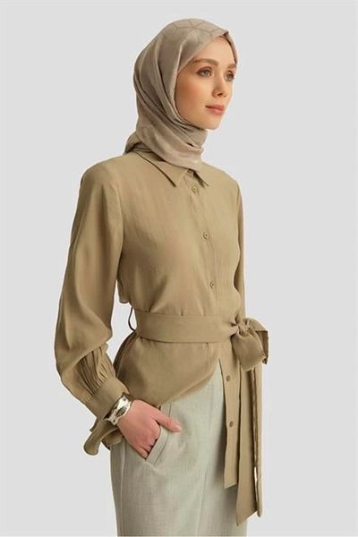 Armine Ζωντανό Modal Tunic 25yd4224-1 Χακί