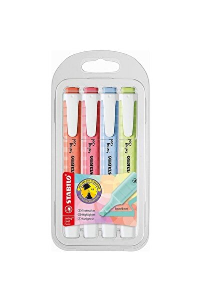 Stabilo Swing Cool Pastel 4 Color Set