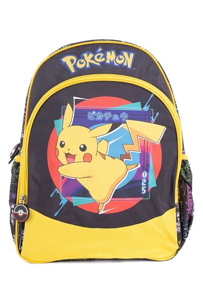Pokemon Ghiozdan ergonomic, doua compartimente si doua buzunare laterale, 40x30x15 cm, multicolor, Pokemon