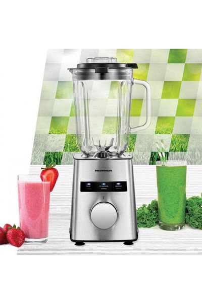 Heinner Blender vid Heinner HBL-HE800SS, 800 W, 1.5 L (Argintiu/Negru)
