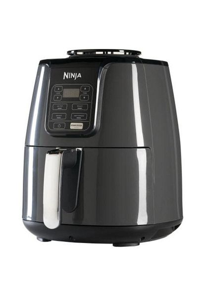 NINJA Ninja Air Fryer AF100UK, 1550 W, 4 Cooking Functions, 3.8 L (Black/Grey)