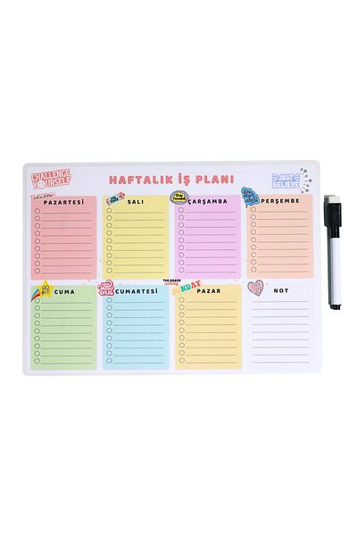 The Grade Summer-Sil Note Holder.Written Work Plan List.Summer-Sil Note Holder. (A4 Size 30X22 cm)