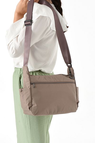 Sanmorris Női 3 rekeszes ejtőernyős szövet állítható Crossbody táska