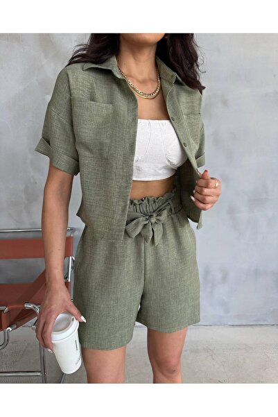 Famel Butik Set de pantaloni scurți, cămașă și lenjerie