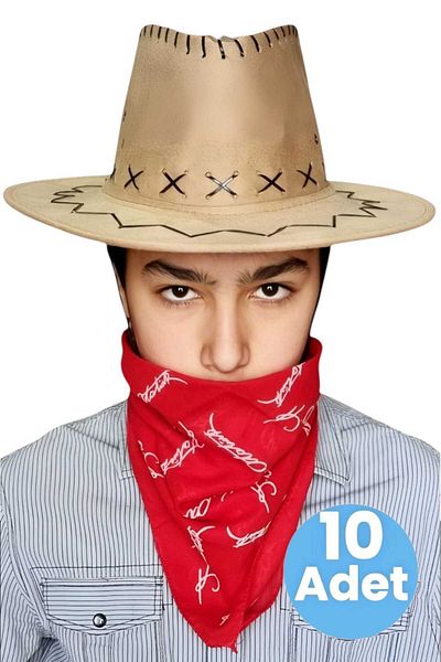 Mood Agenda Παιδικό Unisex Bandana Nubuck καουμπόικο καπέλο (8-14 ετών)