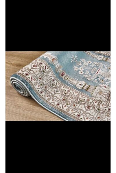 GÜMÜŞSUYU Sedefkar 16458 Seccade 80x130 - MAVİ