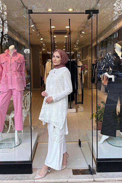 Beys 24Ss58295 Beys Design Hooded Tunic