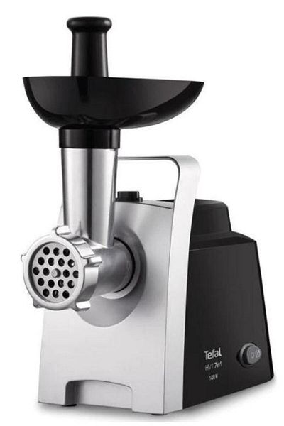 TEFAL Masina de tocat Tefal 7 in 1 NE108831, 1400 W, 1,7 kg/min (Negru/Argintiu)