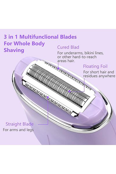COOYA Epilator for Women,Portable Rechargeable Cordless Razor for Women, Painless Body Hair Remover