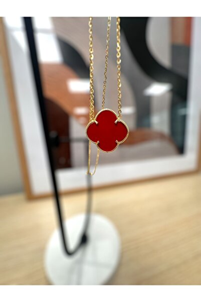 Sarraff 18 AYAR ALTIN YONCA ŞANS KOLYESİ