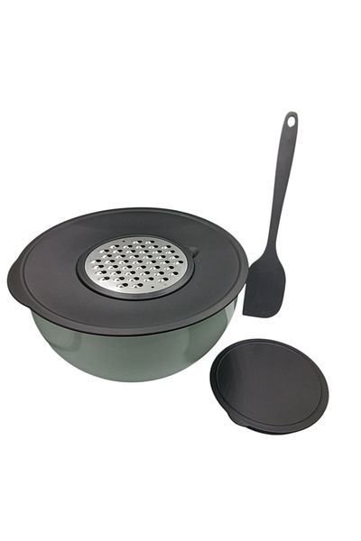 CKM silikon Grater Mixing Bowl Silicone Spatula Storage Bowl with Gift