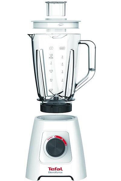 TEFAL Blender Tefal BlendForce 2 BL420131, 2 L, Capaciate utila 1.25 L, 600 W (Alb)