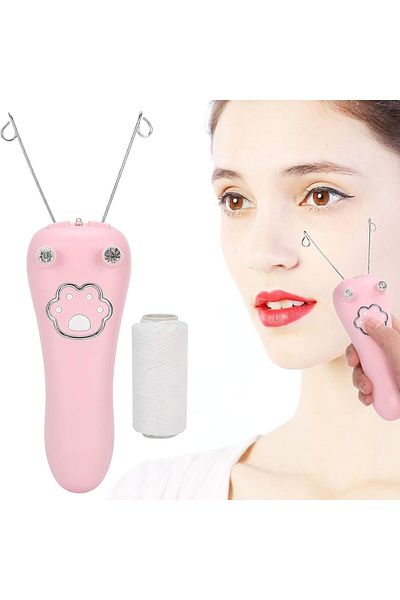 COOYA Electric Facial threading Hair Remover, Electric Cotton Thread Epilator, Automatic Machine Epilator