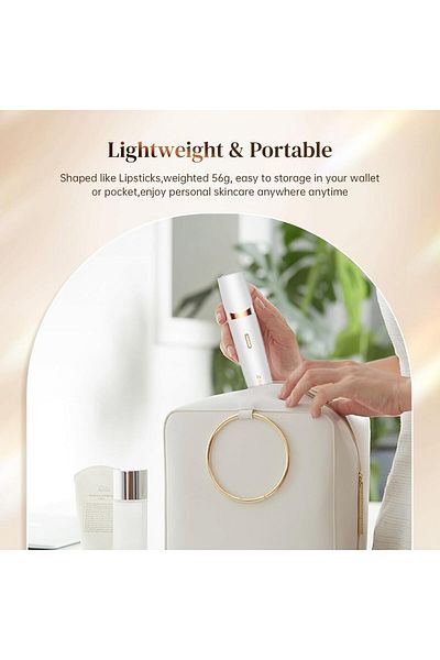 COOYA Epilator for Women, 2 in 1 Facial and Hair Removal Device, Painless Smooth Glide Epilator