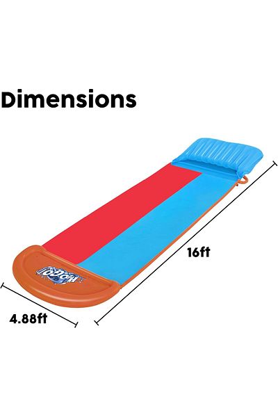 BESTWAY H2OGO Tsunami Double Water Slide 4.88m