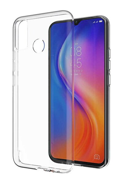 tekno grup Spark 6 Go Kılıf Lüx Şeffaf Süper Silikon Kılıf + Hayalet Ekran Ko...