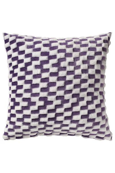 IKEA BLÅSKATA Cushion Cover, Purple/Patterned, 50x50 cm, 100% Recycled Polyester