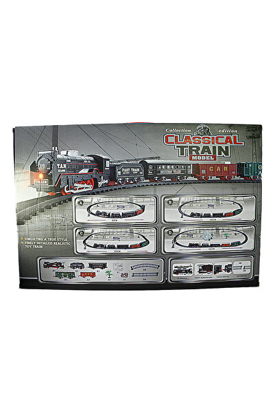 Vardem Seçtim Aldım Kutulu 26 Parça Işıklı Ve Sesli Classic Model Tren Set