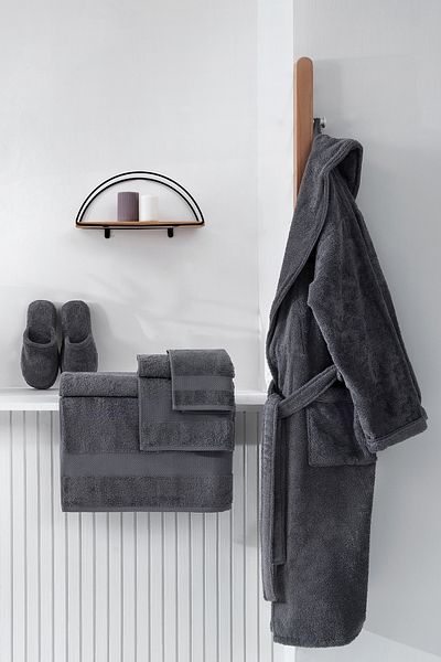 Yataş Set de baie Essentials din 3 piese |   Papuci (42-44) - Antracit