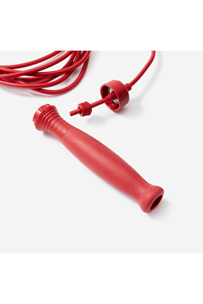 Decathlon Domyos Jump Rope - Rubber Handle - Red - 500