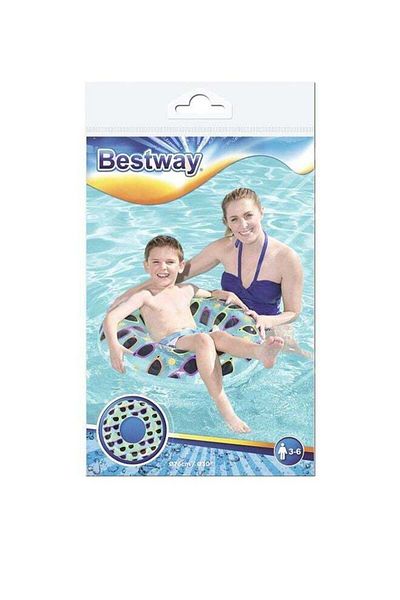 BESTWAY عوامة سباحة حلقية مقاس 76 سم - طراز ‎26-36057 ‎68x68x18سم