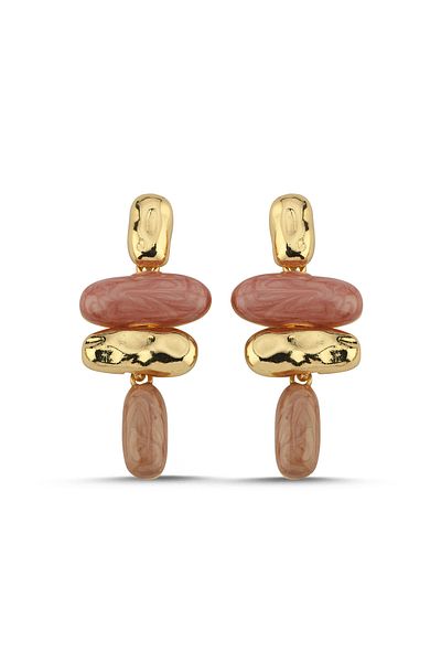 CHARMLUCKY Long Earring with Mineli