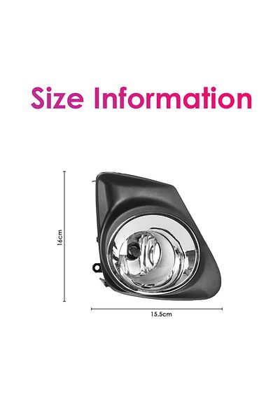 Kashafi Fog Lamp Kit for Toyota Corolla 2011, H11 Bulb 12V 28W, Complete Wiring Set