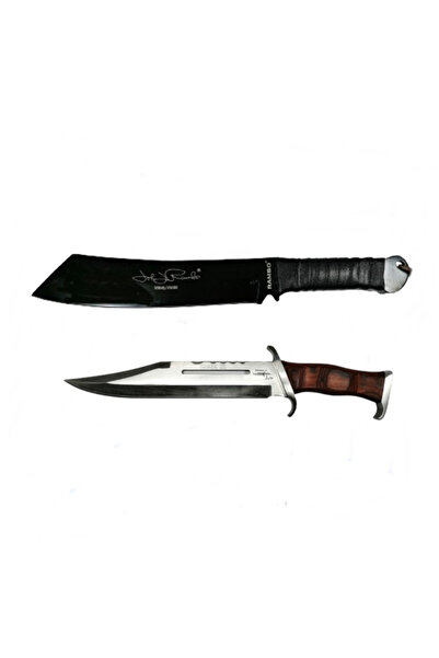 Depox Sada bajonetových nožů 42 cm a mačety Rambo 56,5 cm, IdeallStore, včetn...