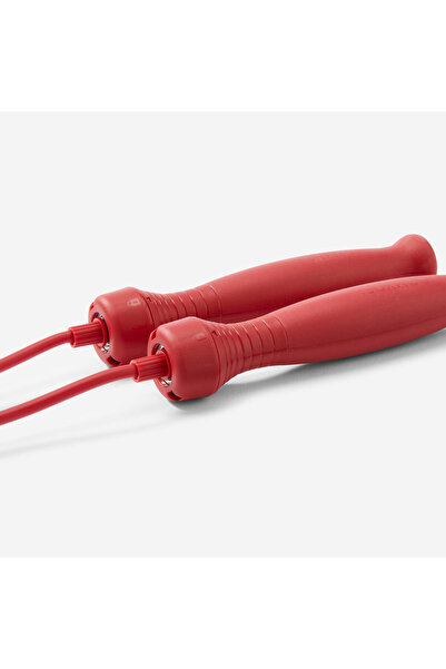 Decathlon Domyos Jump Rope - Rubber Handle - Red - 500