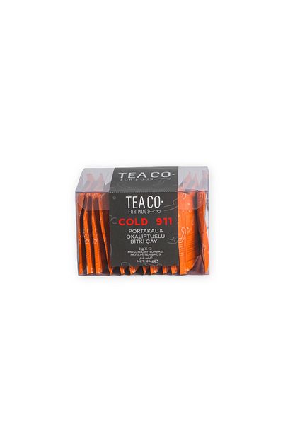 Tea Co Cold 911 - Orange and Eucalyptus Muslin Tea Bag