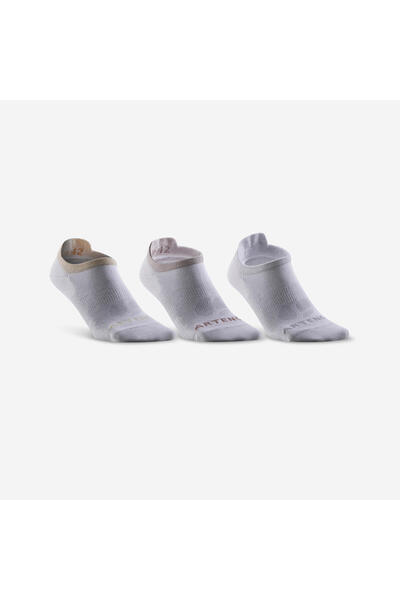 Decathlon Artengo Tennis Socks - Short Socks - 3 Pairs - White - Rs 160