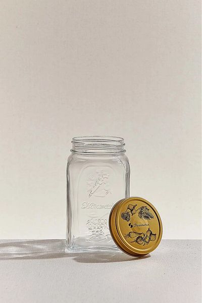 Paşabahçe Glass Jar with Metal Lid - 1000 Cc Single