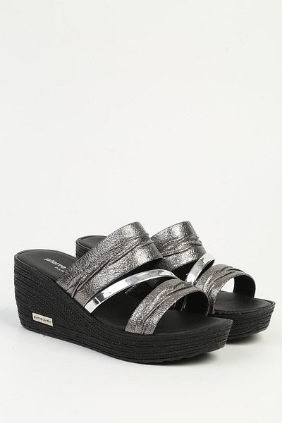 Pierre Cardin Platinum Women's Heeled Slippers Pc-7480