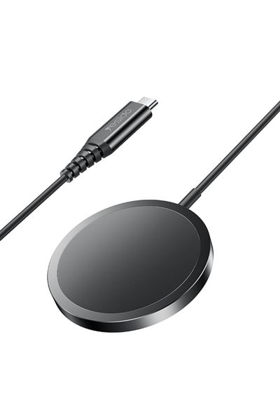 Yesido DS21 15W Detachable Magnetic Wireless Charger(Black)