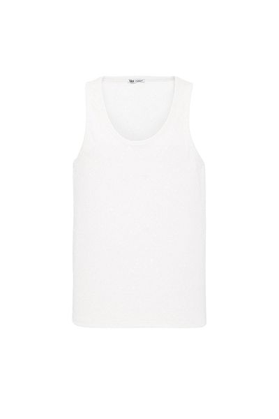 VAMOSCLO Washable Tank Top - Kaşkose Athletic Ecru