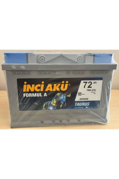İNCİ AKÜ İNCİ AKÜ 12V 72AH FORMUL A (ÜRETİM 2025/04) uyumlu