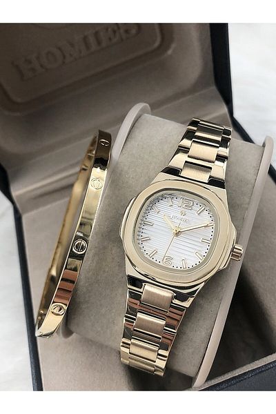 Homies Homies Wrist Watch Steel Bracelet with Gift Hmsby- 202505615
